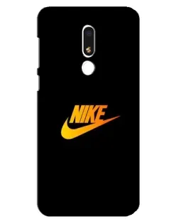 Чехол для Meizu M8 Lite с картинкой «Золотой логотип Nike»