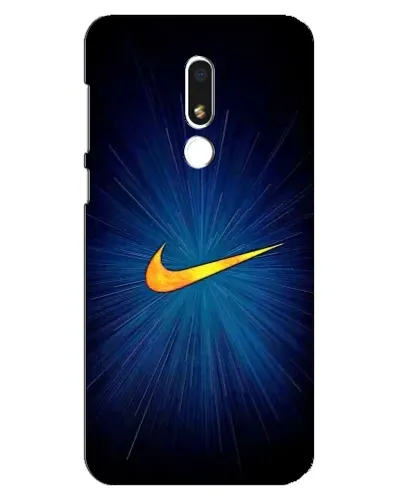 Чехол для Meizu M8 Lite с картинкой «Синий пульс Nike» Чехол для Meizu M8 Lite с картинкой «Синий пульс Nike»