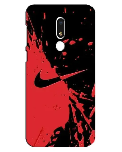Чехол для Meizu M8 Lite с картинкой «Красные брызги Nike» Чехол для Meizu M8 Lite с картинкой «Красные брызги Nike»