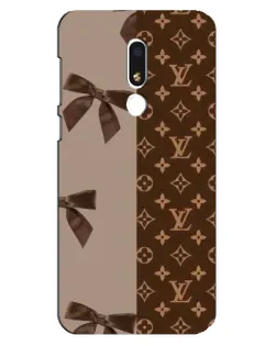 Чехол для Meizu M8 Lite с картинкой «Louis Vuitton — банты»
