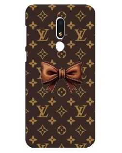 Чехол для Meizu M8 Lite с картинкой «LV с бантом»