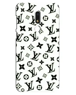 Чехол для Meizu M8 Lite с картинкой «Монохромный хаос LV»