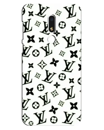 Чехол для Meizu M8 Lite с картинкой «Монохромный хаос LV» Чехол для Meizu M8 Lite с картинкой «Монохромный хаос LV»