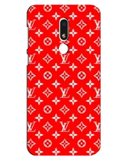 Чехол для Meizu M8 Lite с картинкой «Яркий паттерн LV»