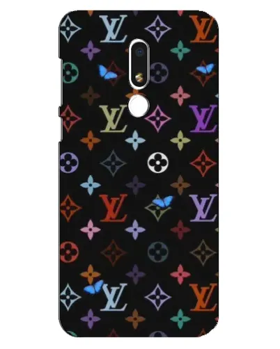 Чехол для Meizu M8 Lite с картинкой «Цветная монограмма LV» Чехол для Meizu M8 Lite с картинкой «Цветная монограмма LV»
