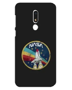 Чехол для Meizu M8 Lite с картинкой «NASA — эмблема миссии»