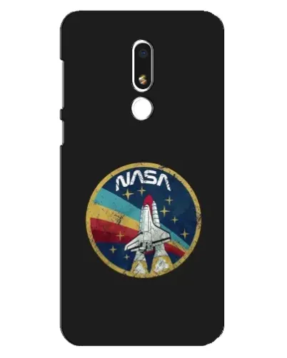 Чехол для Meizu M8 Lite с картинкой «NASA — эмблема миссии»