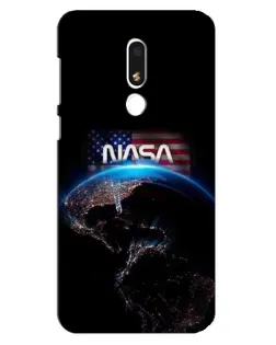 Чехол для Meizu M8 Lite с картинкой «Земля из космоса NASA»