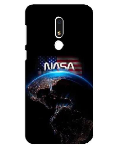 Чехол для Meizu M8 Lite с картинкой «Земля из космоса NASA»
