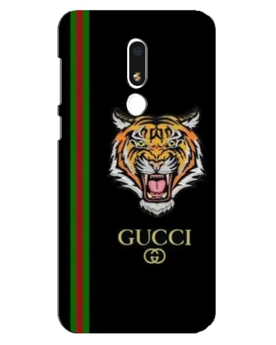 Чехол для Meizu M8 Lite с картинкой «Тигр Gucci»