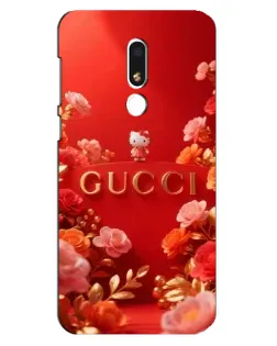 Чехол для Meizu M8 Lite с картинкой «Gucci — золотой сад»