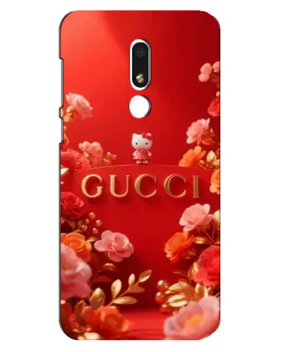 Чехол для Meizu M8 Lite с картинкой «Gucci — золотой сад»
