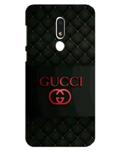 Чехол для Meizu M8 Lite с картинкой «Gucci — стеганый черный»