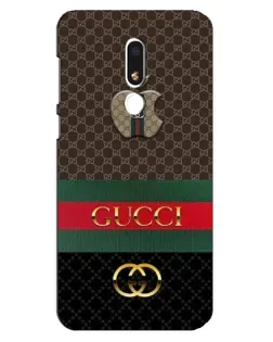 Чехол для Meizu M8 Lite с картинкой «Gucci — брендированный десерт»