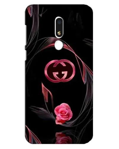 Чехол для Meizu M8 Lite с картинкой «Gucci — неоновая роза»