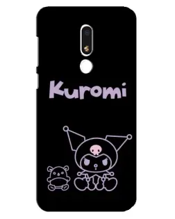 Чохол для Meizu M8 Lite з картинкою «Kuromi — чорний мінімалізм» Чохол для Meizu M8 Lite з картинкою «Kuromi — чорний мінімалізм»
