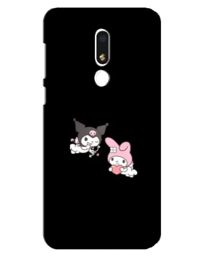 Чехол для Meizu M8 Lite с картинкой «My Melody и Kuromi»