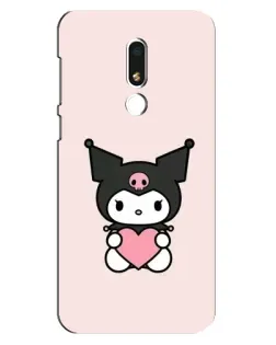 Чехол для Meizu M8 Lite с картинкой «Kuromi и сердце» Чехол для Meizu M8 Lite с картинкой «Kuromi и сердце»