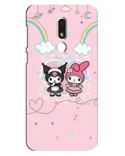 Чехол для Meizu M8 Lite с картинкой «My Melody и Kuromi» Чехол для Meizu M8 Lite с картинкой «My Melody и Kuromi»