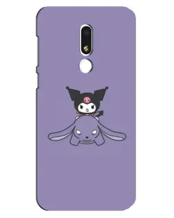 Чехол для Meizu M8 Lite с картинкой «Kuromi на лиловом фоне» Чехол для Meizu M8 Lite с картинкой «Kuromi на лиловом фоне»
