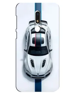 Чехол для Meizu M8 Lite с картинкой «Вид сверху — BMW M»