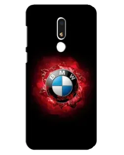 Чехол для Meizu M8 Lite с картинкой «Логотип BMW — вспышка»