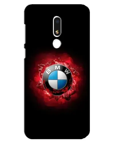Чехол для Meizu M8 Lite с картинкой «Логотип BMW — вспышка»