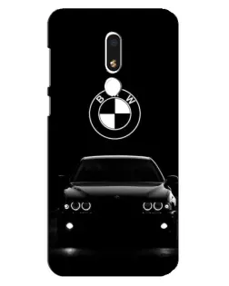 Чехол для Meizu M8 Lite с картинкой «BMW — взгляд из темноты»