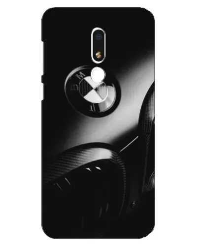 Чехол для Meizu M8 Lite с картинкой «Эмблема BMW — макро»