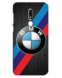 Чехол для Meizu M8 Lite с картинкой «BMW M-stripes стиль»