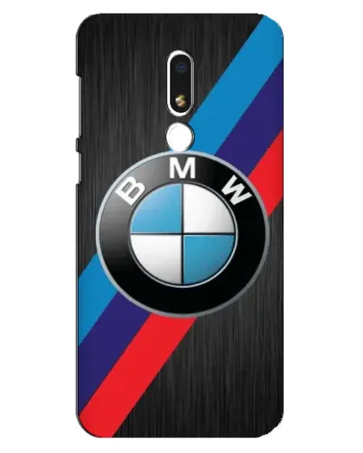 Чехол для Meizu M8 Lite с картинкой «BMW M-stripes стиль»