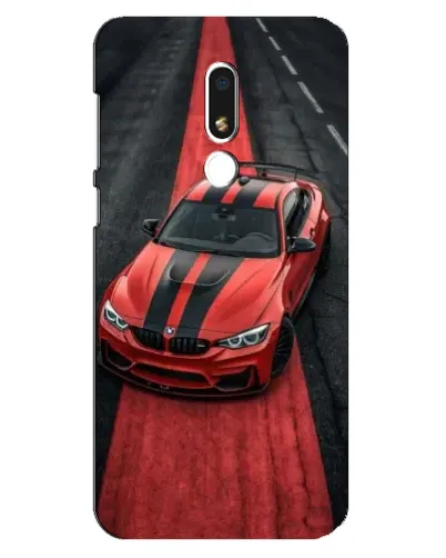 Чехол для Meizu M8 Lite с картинкой «BMW на красной дорожке»