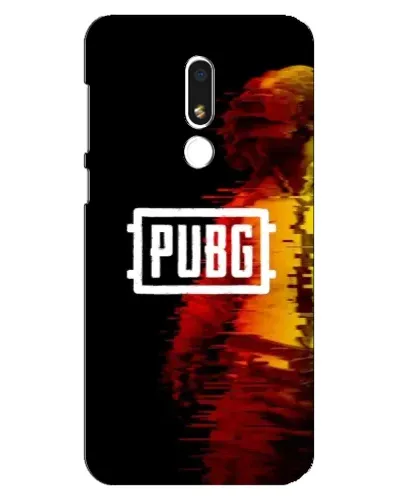 Чехол для Meizu M8 Lite с картинкой «Яркий логотип PUBG»