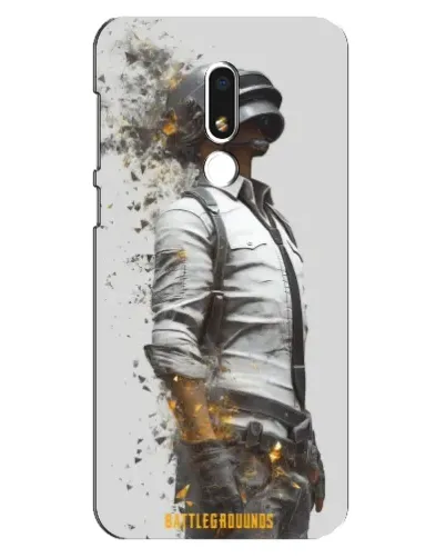 Чехол для Meizu M8 Lite с картинкой «PUBG — боец в пыли»