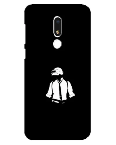 Чехол для Meizu M8 Lite с картинкой «PUBG — белый шлем»