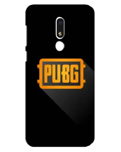 Чехол для Meizu M8 Lite с картинкой «PUBG — рамка лого»