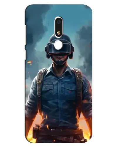 Чехол для Meizu M8 Lite с картинкой «PUBG — реалистичный герой»