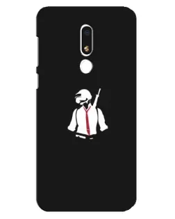 Чехол для Meizu M8 Lite с картинкой «PUBG — силуэт воина»