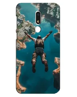 Чехол для Meizu M8 Lite с картинкой «PUBG — свободное падение»