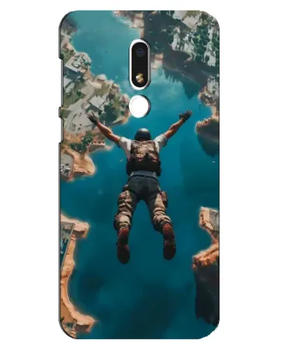 Чехол для Meizu M8 Lite с картинкой «PUBG — свободное падение»