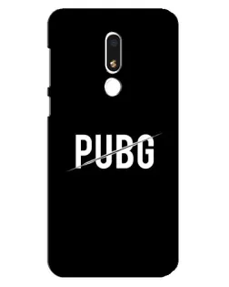 Чехол для Meizu M8 Lite с картинкой «PUBG — белый логотип»