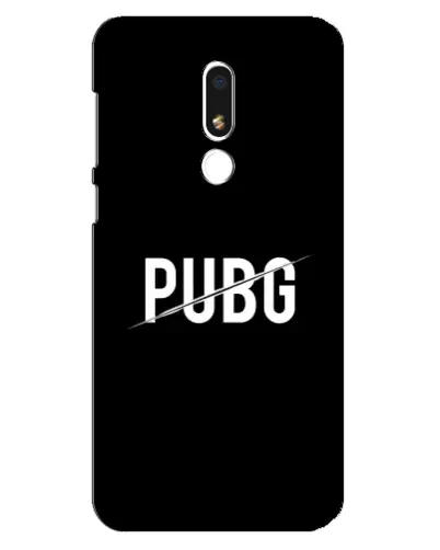 Чехол для Meizu M8 Lite с картинкой «PUBG — белый логотип»