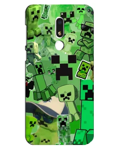 Чехол для Meizu M8 Lite с картинкой «Криперы Minecraft» Чехол для Meizu M8 Lite с картинкой «Криперы Minecraft»