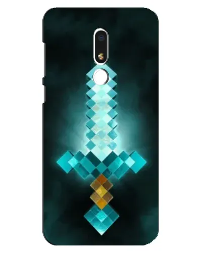 Чехол для Meizu M8 Lite с картинкой «Алмазный меч неон» Чехол для Meizu M8 Lite с картинкой «Алмазный меч неон»