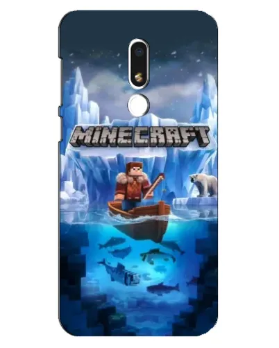 Чехол для Meizu M8 Lite с картинкой «Minecraft ледяной мир» Чехол для Meizu M8 Lite с картинкой «Minecraft ледяной мир»