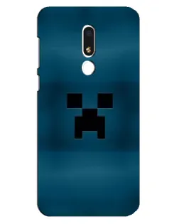 Чехол для Meizu M8 Lite с картинкой «Крипер текстура»