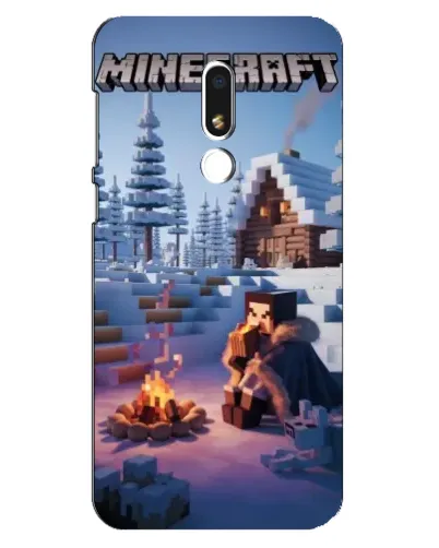 Чехол для Meizu M8 Lite с картинкой «Зимний Minecraft» Чехол для Meizu M8 Lite с картинкой «Зимний Minecraft»