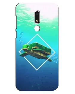 Чохол для Meizu M8 Lite з картинкою «Черепаха Minecraft»