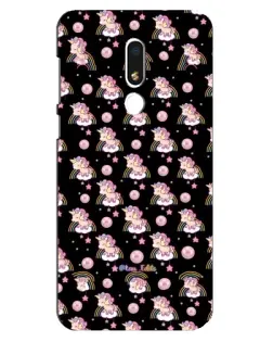 Чехол для Meizu M8 Lite с картинкой «Magic Unicorn паттерн»