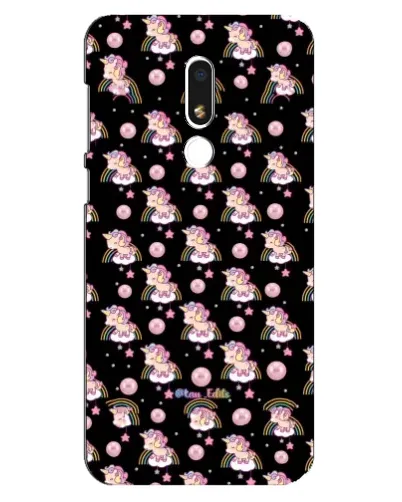 Чехол для Meizu M8 Lite с картинкой «Magic Unicorn паттерн»